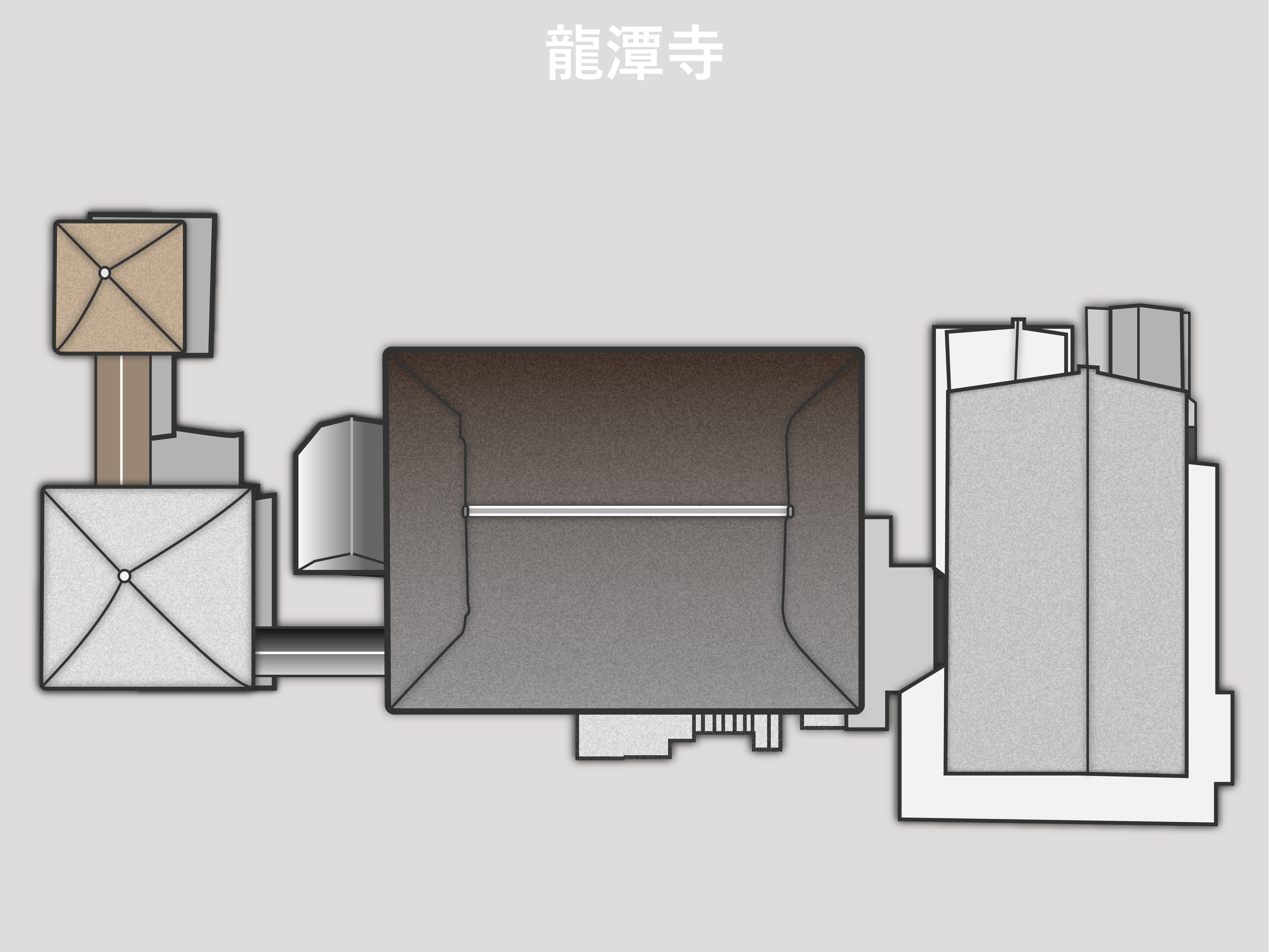 寺の屋根