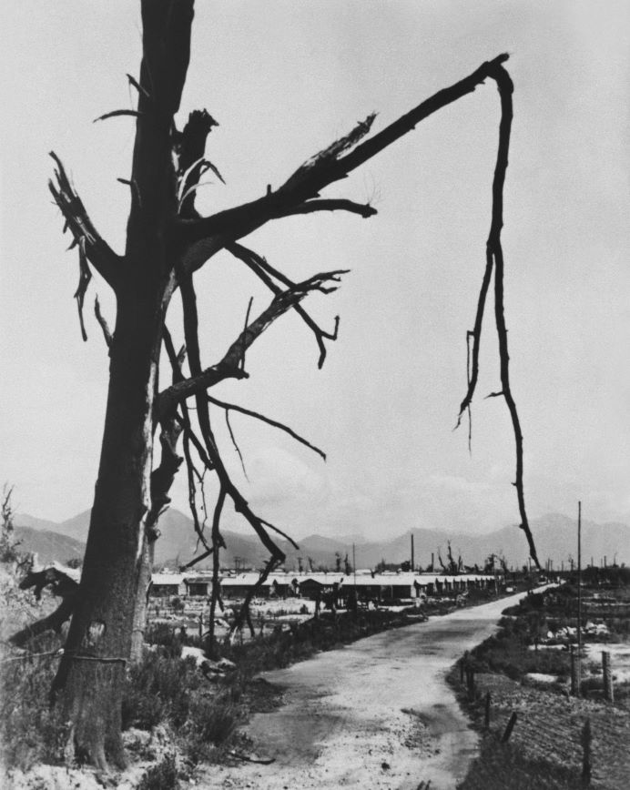 Hiroshima one year after the attack. (Kyodo)