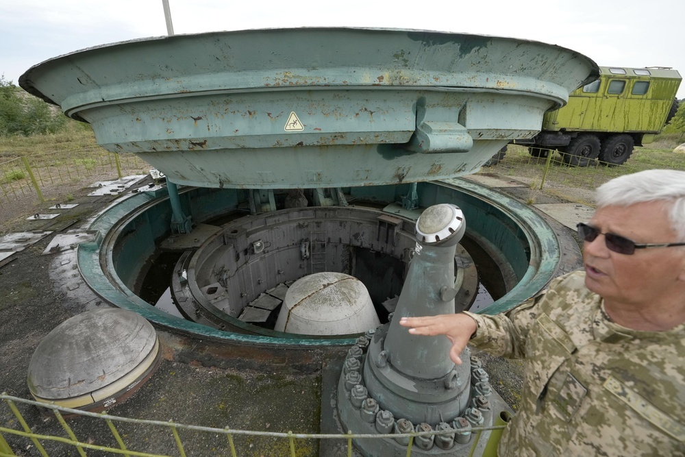 「戦略ミサイル部隊博物館」で公開されている旧ソ連の核ミサイル発射施設跡