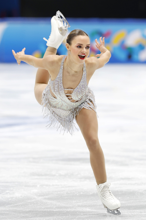 女子SP 演技するルナ・ヘンドリックス=北京(共同)