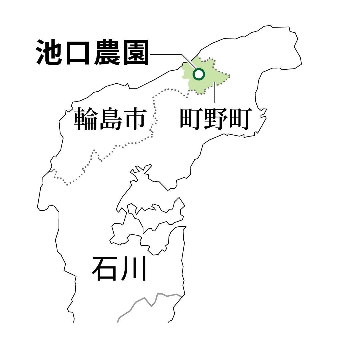 石川県町野町の地図