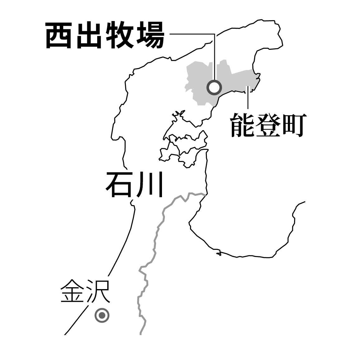 石川県能登町の地図