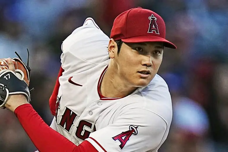 投手の大谷翔平